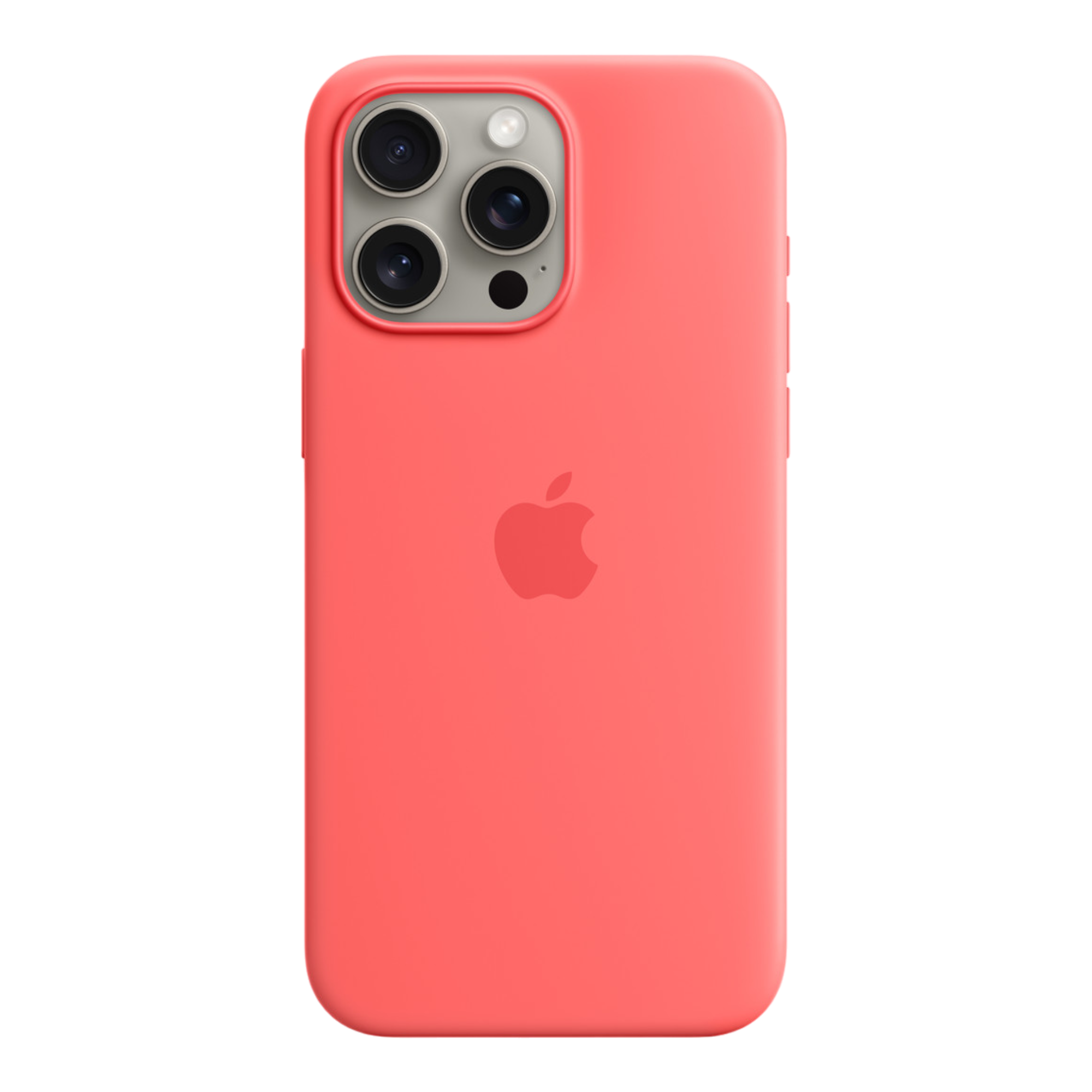 iPhone 15 Pro Max Silicone Case with MagSafe - Guava - alAsil